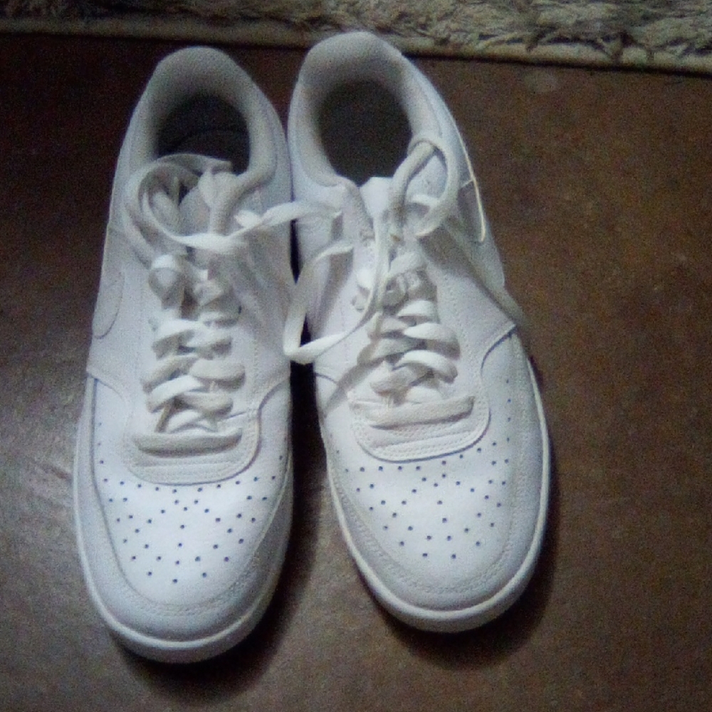 White Nike Air Force Ones